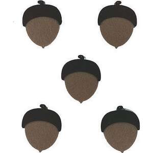 5 darabos filc makk figura szett, kb. 6cm-esek, Pentart márka - Filcfigura