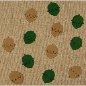 Filcfigura - Mini mogyoró (12 db/cs)