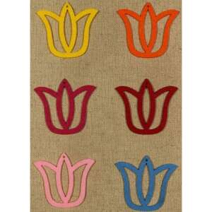 Filcfigura - Tulipánfej B közepes (6 db/cs)