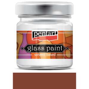 Pentart Üvegfesték - Barna - Oldószeres - 30 ml