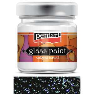 Pentart Üvegfesték - Csillogó Ezüst - 30ml