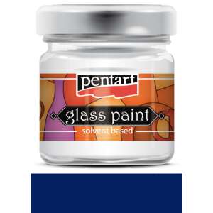 Pentart Üvegfesték - Kék - Oldószeres - 30ml