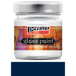 Pentart Üvegfesték - Viharkék - Oldószeres - 30ml