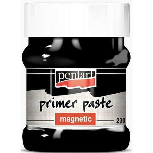 Pentart Alapozó Paszta, Mágneses, Fekete, 230 ml