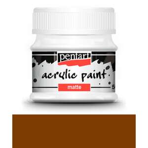Pentart Matt akrilfesték 50 ml gesztenye