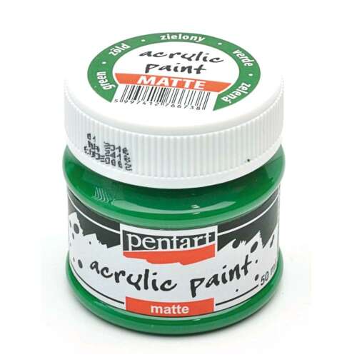 Pentart Akrilfesték, Matt, Zöld, 50ml
