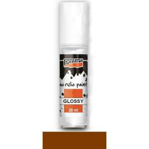 Pentart Fényes akrilfesték 20 ml gesztenye