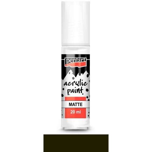 Pentart Matt akrilfesték 20 ml fekete