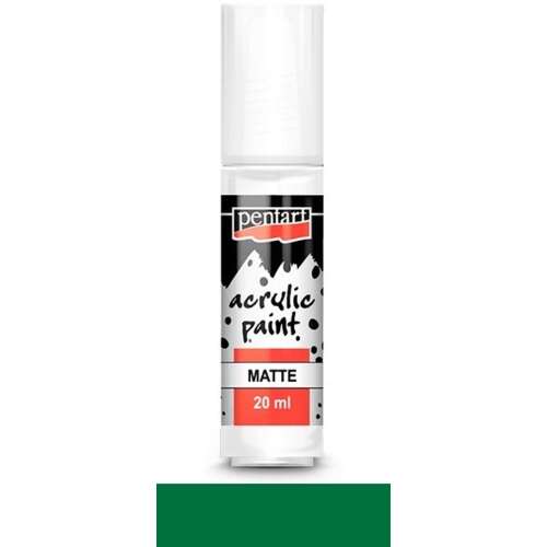 Pentart akrilfesték, matt, 20ml, középzöld, 6423