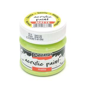 Pentart Matt akrilfesték 50 ml limetta