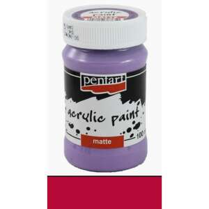 Pentart 100ml matt akrilfesték, vörösbor szín - Iskolakezdés, iskolaszer