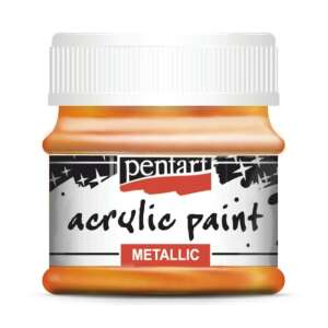 Pentart Metál akrilfesték 50 ml metál narancs