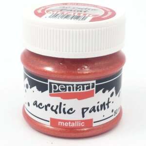 Pentart Metál akrilfesték 50 ml aranyvörös
