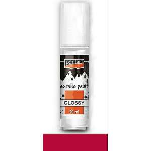 Pentart Fényes akrilfesték 20 ml rúzspiros
