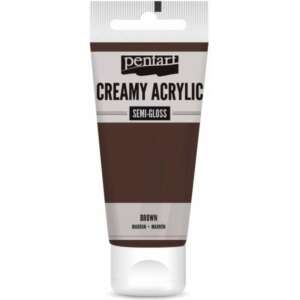 Pentart Krémes akrilfesték selyemfényű 60 ml barna