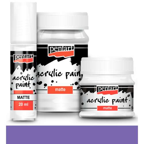 Pentart akrilfesték, matt felület, 3 méretben: 20ml, 100ml, 500ml