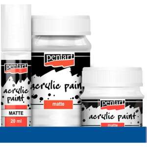 Pentart Matt akrilfesték 100 ml középkék 0901