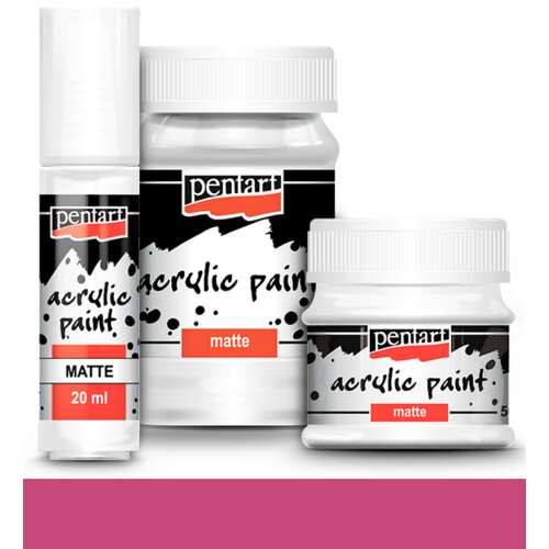 Pentart Matt akrilfesték 100 ml magenta 3109