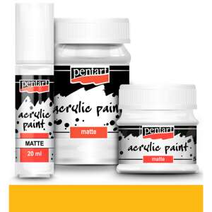 Pentart Matt akrilfesték 100 ml napsárga 1091