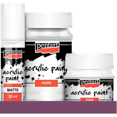 Pentart akrilfesték, matt felület, 3 méretben, 20ml, 50ml, 100ml