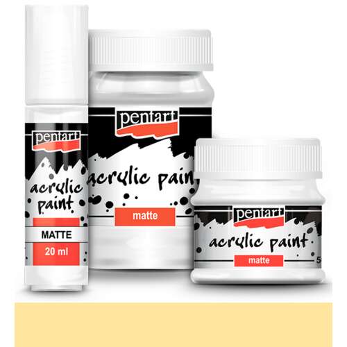 Pentart akrilfesték, matt felület, 3 méretben: 20ml, 100ml, 500ml