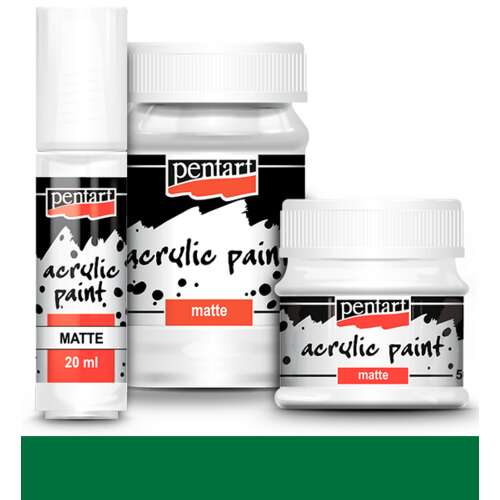Pentart Matt akrilfesték 100 ml zöld 0261