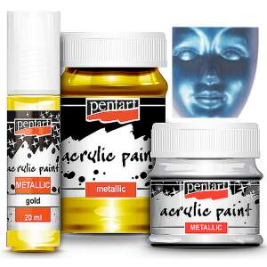 Pentart Metál akrilfesték 100 ml kék