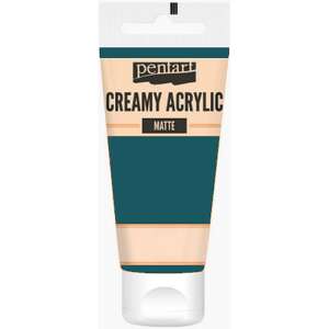 Pentart Krémes Akrilfesték Matt Türkizkék 60ml - Pentart