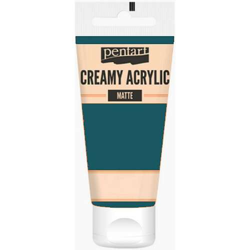 Pentart Krémes Akrilfesték Matt Türkizkék 60ml