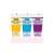 Pentart Krémes Akrilfesték készlet, 3 szín: Nap sárga, Kék, Padlizsán