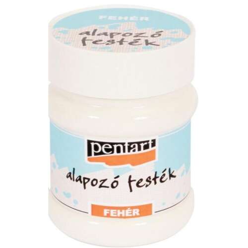 Pentart Dekorfestékhez fehér alapozó, 100ml