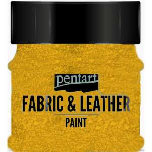 Pentart Textil és bőrfesték, Csillogó Arany, 50ml - Pentart