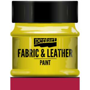 Pentart Textil és bőrfesték, 50ml, piros - Iskolakezdés, iskolaszer