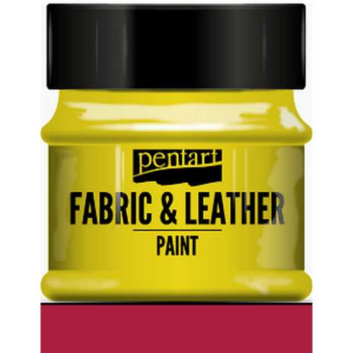 Pentart Textil és bőrfesték, 50ml, piros