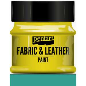 Pentart Textil és bőrfesték, türkizzöld, 50ml - Iskolakezdés, iskolaszer