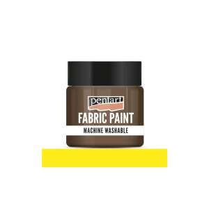 Pentart Textilfesték, Sárga, 50ml, Mosógépben Mosható - Textilfesték