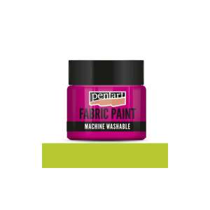 Pentart Textilfesték, Neon Zöld, 30ml, Mosógépben Mosható - Pentart