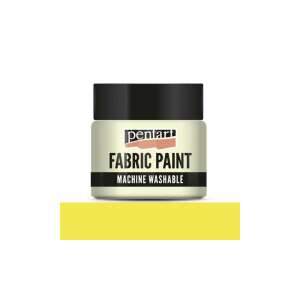 Pentart Textilfesték, 30ml, Sötétben Világító Sárga, Mosógépben Mosható - Iskolakezdés, iskolaszer