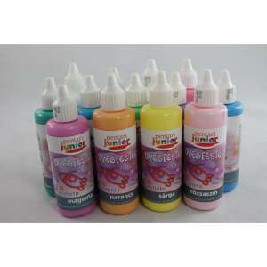 Pentart Junior üvegfesték készlet, 8 szín, lehúzható, üveghez, ablakhoz, tükörhöz és más sima felületekhez - Pentart