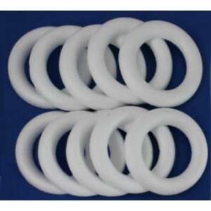 Hungarocell koszorú 15 cm Polisztirol koszorú