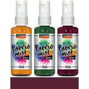Pentart Fabric Mist Spray, 3 színben: narancs, zöld, bordó - Textilfesték
