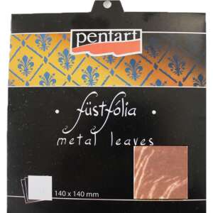 Pentart Füstfólia Réz Levél - 5 db, 14x14 cm