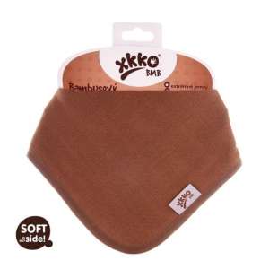 Barna Xkko Bambusz Nyálkendő, puha és nedvszívó, ideális nyáladzáshoz és fogzáshoz - Nyálkendő