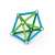 Geomag Classic Green Line 60 darabos mágneses építőjáték, kocka szerkezet építése