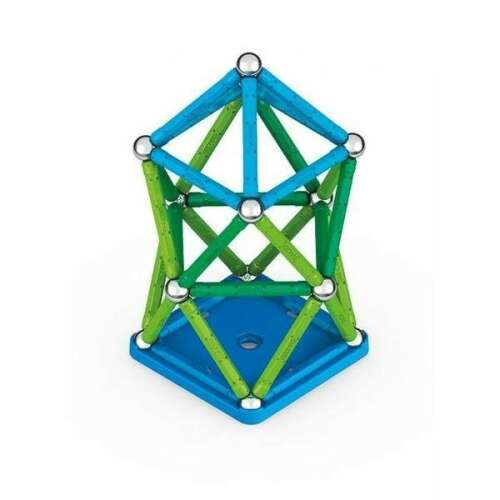 Geomag Classic Green Line 60 darabos mágneses építőjáték, kocka szerkezet építése