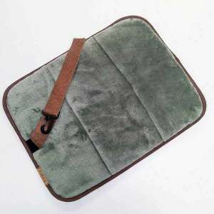 PUKKA Forester vízálló ülőpárna, olívazöld fleece felső - Lespárna