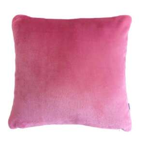 Puha rózsaszín fleece párnahuzat, elülső nézet - Pukka