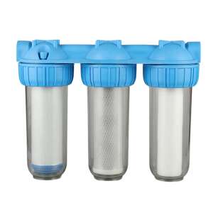 Háromszoros vízszűrő 3*1*10, szita/pamut/szén, PROMERCO®