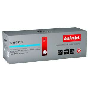 ActiveJet ATH-531N Cyan Laser Toner Kartusche für HP Color LaserJet CP2025, CP2025dn, CP2025n, CM2320fxi, CM2320nf und Canon LBP7200Cdn, LBP7210Cdn, LBP7660Cdn, LBP7680Cx, MF8330Cdn, MF8340Cdn, MF8350Cdn, MF8360Cdn - Drucker & Scanner