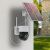 Ankway-Choetech PTZ solar powered camera mounted on wall